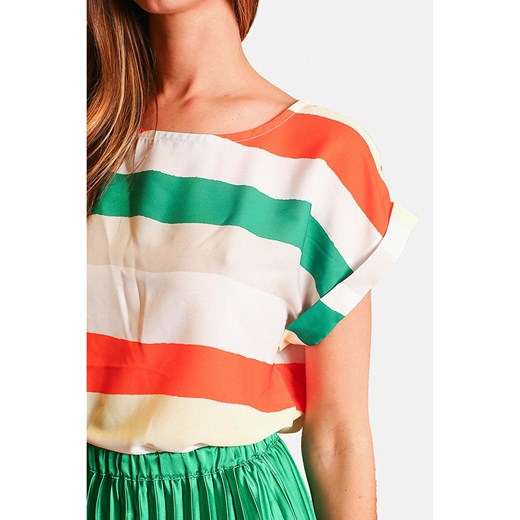 William de Faye Bluzka w kolorze kremowym ze wzorem William De Faye 42 wyprzedaż Limango Polska