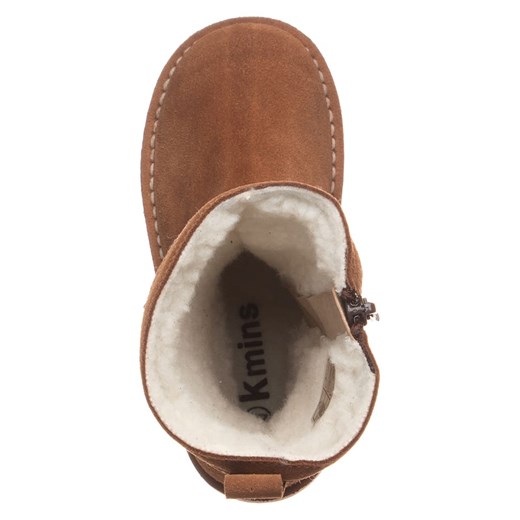 kmins Skórzane kozaki w kolorze jasnobrązowym Kmins 33 promocja Limango Polska