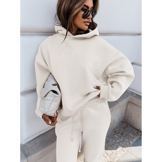Dres damski spodnie + bluza ICONIC - ecru Magmac one size wyprzedaż magmac.pl