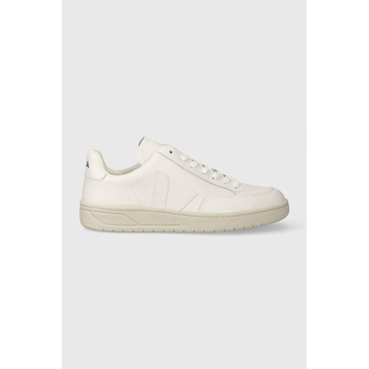 Veja sneakersy skórzane V-12 kolor biały XD0202297B ze sklepu PRM w kategorii Buty sportowe męskie - zdjęcie 162637735