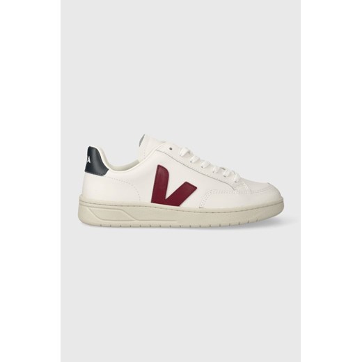 Veja sneakersy skórzane V-12 kolor biały XD0201955B ze sklepu PRM w kategorii Buty sportowe męskie - zdjęcie 162637737
