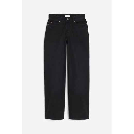 H & M - Wide Regular Jeans - Szary H & M 38 H&M