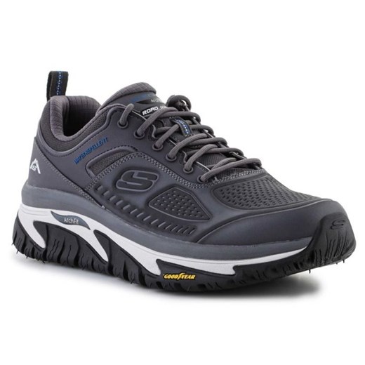 Buty Skechers Arch Fit Road Walker-Recon M 237333-CHAR szare ze sklepu ButyModne.pl w kategorii Buty sportowe męskie - zdjęcie 162642519