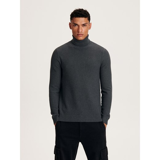 Sweter męski szary Reserved na jesień