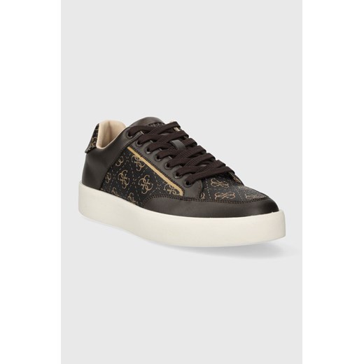 Guess sneakersy PARMA 4G kolor brązowy FM8PAG LEA12 Guess 42 ANSWEAR.com