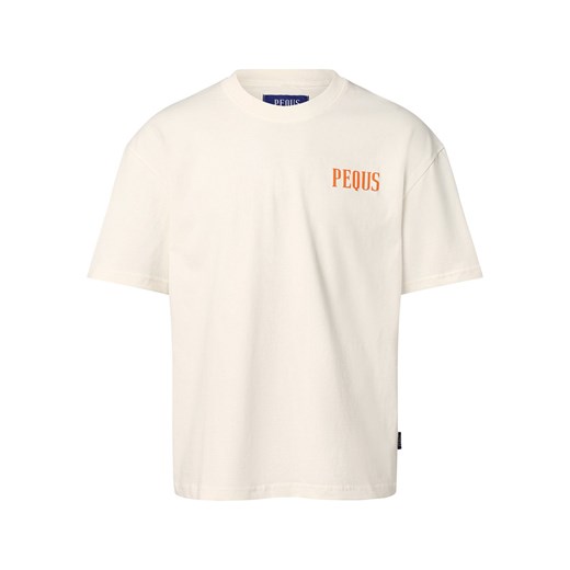 PEQUS T-shirt męski Mężczyźni Bawełna écru nadruk Pequs XL vangraaf