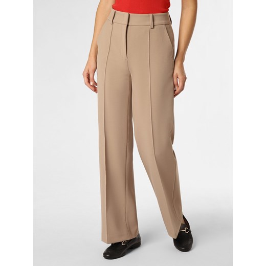 Cambio Spodnie Kobiety beżowy jednolity ze sklepu vangraaf w kategorii Spodnie damskie - zdjęcie 162708207