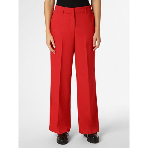 Selected Femme Spodnie Kobiety czerwony jednolity ze sklepu vangraaf w kategorii Spodnie damskie - zdjęcie 162708239