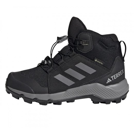 Buty adidas Terrex Mid Gtx K Jr IF7522 czarne ze sklepu ButyModne.pl w kategorii Buty trekkingowe dziecięce - zdjęcie 162710395