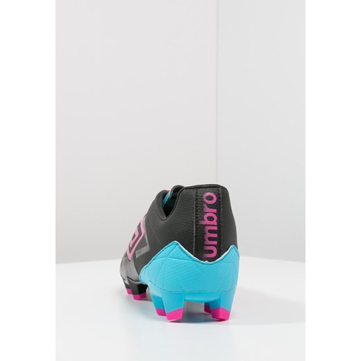 Umbro VELOCITA PREMIER HG Korki Lanki black/pink glow/blue atoll zalando turkusowy skóra ekologiczna