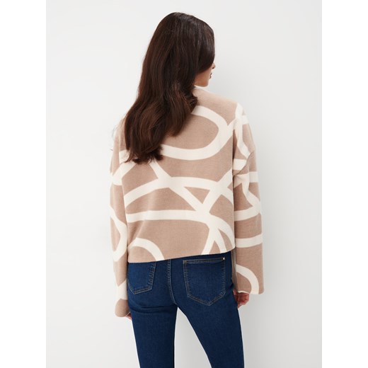 Mohito - Wzorzysty sweter - Beżowy Mohito L Mohito