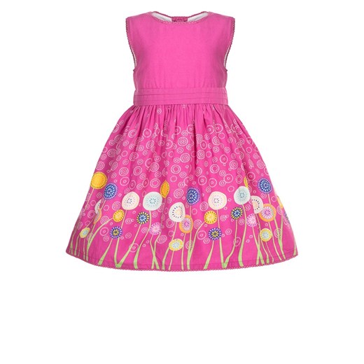 JoJo Maman Bébé Sukienka letnia raspberry zalando rozowy abstrakcyjne wzory