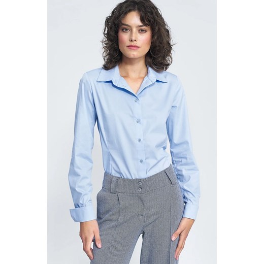 Koszula damska Nife bawełniana casual z długim rękawem 