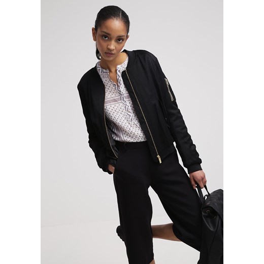 Saint Tropez Bluzka ice zalando czarny mat