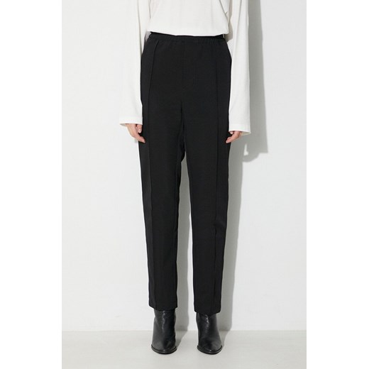 1017 ALYX 9SM spodnie kolor czarny proste high waist ze sklepu PRM w kategorii Spodnie damskie - zdjęcie 162750885