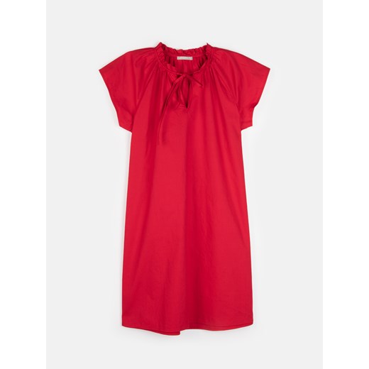 Sukienka Gate oversize czerwona z krótkim rękawem mini 