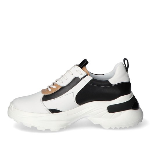 Buty sportowe damskie Karino sneakersy sznurowane na platformie