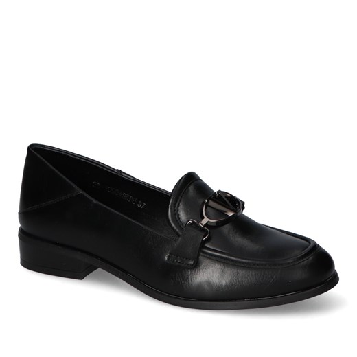 Mokasyny Vinceza 10904BK PU Czarne ze sklepu Arturo-obuwie w kategorii Mokasyny damskie - zdjęcie 162755697