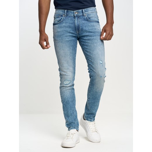 Spodnie jeans męskie skinny Owen 141 ze sklepu Big Star w kategorii Jeansy męskie - zdjęcie 162766865