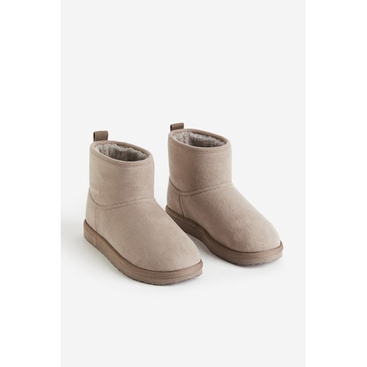 H & M - Ocieplane botki - Brązowy H & M 38 H&M