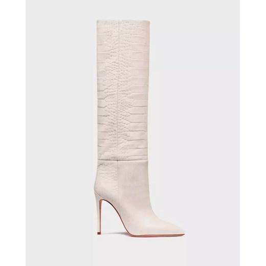 Paris Texas Kremowe kozaki na obcasie Stiletto Boot rozmiar 37 Paris Texas 37.5 Moliera2.com