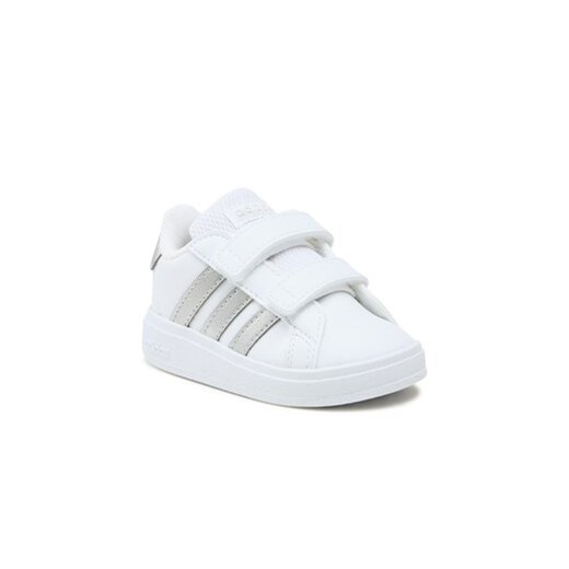 Buciki niemowlęce białe Adidas na rzepy 