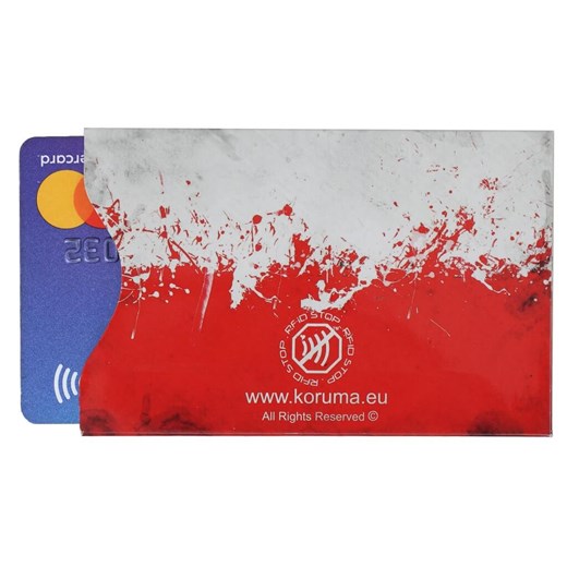 Etui antykradzieżowe na karty zbliżeniowe (I love Poland) Koruma Uniwersalny Koruma ID Protection