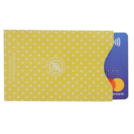 Etui antykradzieżowe na karty zbliżeniowe (żółty) ze sklepu Koruma ID Protection w kategorii Etui - zdjęcie 162783416