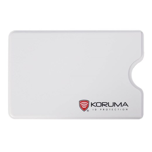 Plastikowe etui antykradzieżowe RFID na kartę plastikową (biały) ze sklepu Koruma ID Protection w kategorii Etui - zdjęcie 162783555