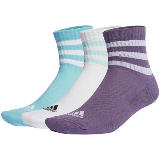 Skarpetki 3-Stripes Cushioned Sportswear Mid-Cut Socks 3 pary Adidas ze sklepu SPORT-SHOP.pl w kategorii Skarpetki damskie - zdjęcie 162786387