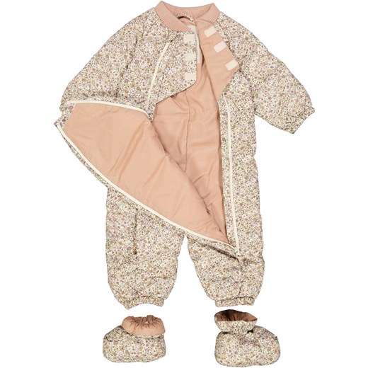 Wheat Kombinezon &quot;Nunu&quot; w kolorze beżowo-jasnoróżowym 74/80 okazja Limango Polska