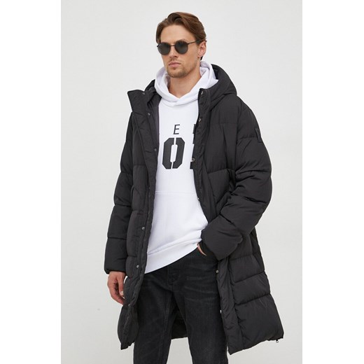 Bomboogie kurtka puchowa męska kolor czarny zimowa ze sklepu ANSWEAR.com w kategorii Płaszcze męskie - zdjęcie 162793616