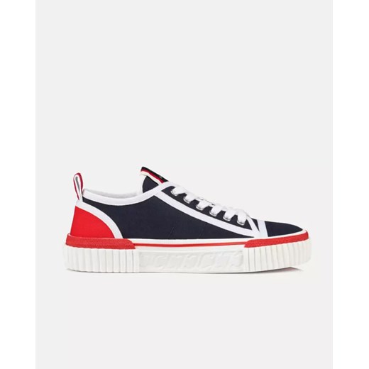 Christian Louboutin Granatowe trampki Pedro Junior rozmiar 38 Christian Louboutin 38 Moliera2.com