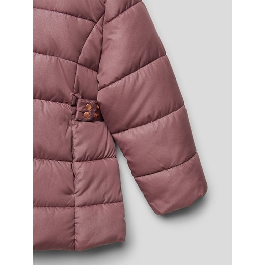 Płaszcz pikowany z obszyciem ze sztucznego futra Name It 104 Peek&Cloppenburg