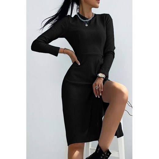 Sukienka SOROLMA BLACK ze sklepu Ivet Shop w kategorii Sukienki - zdjęcie 162802719