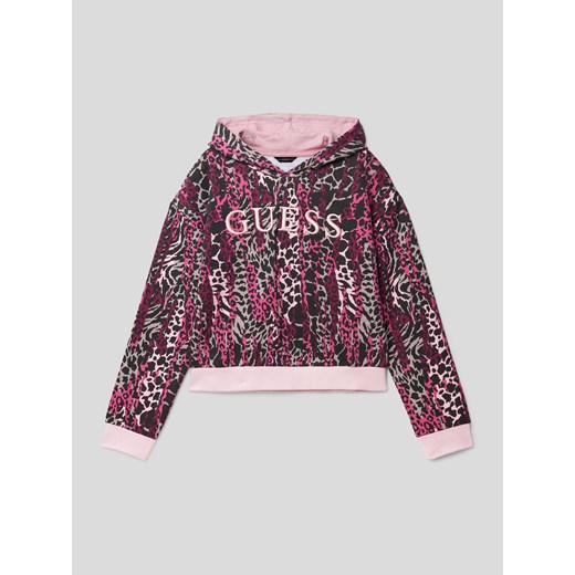 Bluza z kapturem ze zwierzęcym nadrukiem Guess 164 Peek&Cloppenburg
