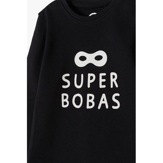 Bawełniane body niemowlęce z anpisem "Super bobas" Family Concept By 5.10.15. 92 promocja 5.10.15
