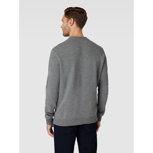 Sweter męski Selected Homme szary bawełniany