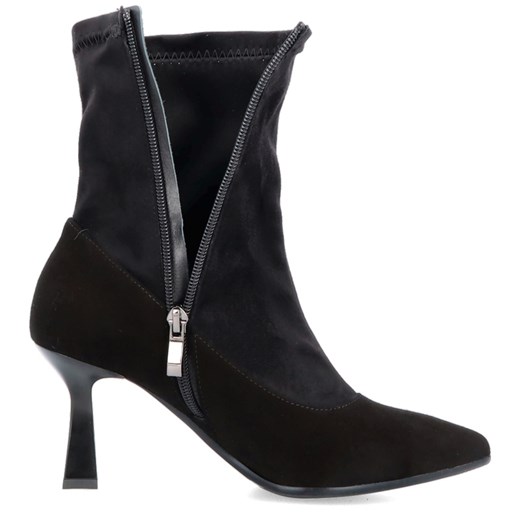 Botki z elastyczną cholewką - KOTYL 3563 CZARNE Kotyl 36 Tymoteo.pl - sklep obuwniczy