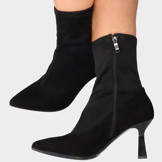 Botki z elastyczną cholewką - KOTYL 3563 CZARNE Kotyl 40 Tymoteo.pl - sklep obuwniczy