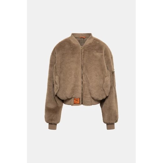 BOMBERS ORIGINAL Kurtka bomberka - Brązowy - Kobieta - L (L) L (L) okazja Halfprice