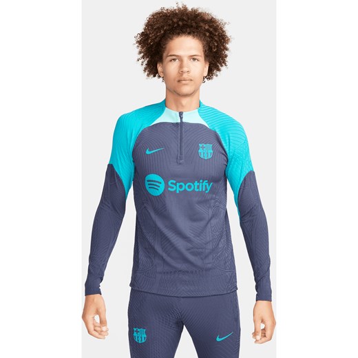 Męska treningowa koszulka piłkarska Nike Dri-FIT ADV FC Barcelona Strike Elite (wersja trzecia) - Niebieski ze sklepu Nike poland w kategorii T-shirty męskie - zdjęcie 162815606