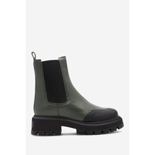 Botki Lasocki bez zapięcia casual na platformie 