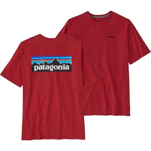 Koszulka męska P-6 Logo Responsibili Tee Patagonia ze sklepu SPORT-SHOP.pl w kategorii T-shirty męskie - zdjęcie 162827457