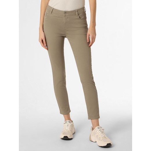 soyaconcept® Spodnie Kobiety Bawełna khaki jednolity ze sklepu vangraaf w kategorii Spodnie damskie - zdjęcie 162833328