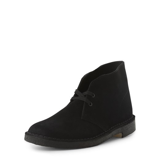 Buty zimowe męskie Clarks sznurowane skórzane