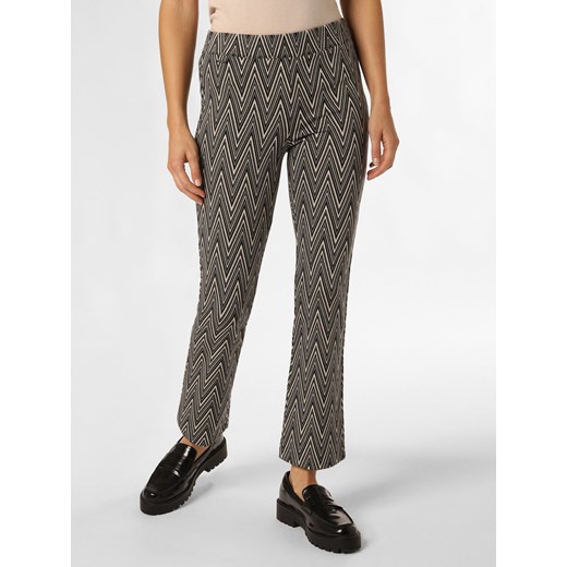 BRAX Spodnie Kobiety antracytowy wzorzysty ze sklepu vangraaf w kategorii Spodnie damskie - zdjęcie 162833816