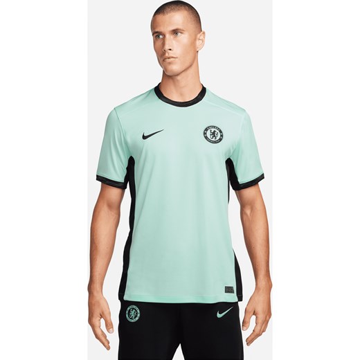 Męska koszulka piłkarska Nike Dri-FIT Chelsea F.C. Stadium 2023/24 (wersja trzecia) - Zieleń ze sklepu Nike poland w kategorii T-shirty męskie - zdjęcie 162838007