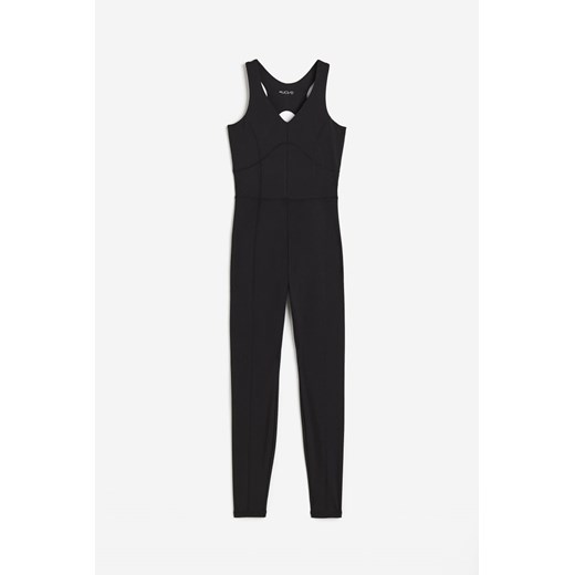 H & M - Kombinezon sportowy DryMove - Czarny H & M L H&M