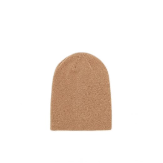Cropp - Beżowa czapka beanie basic - beżowy ze sklepu Cropp w kategorii Czapki zimowe damskie - zdjęcie 162847815